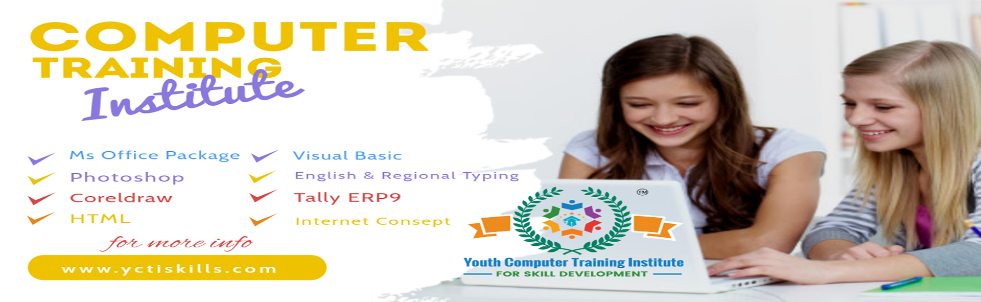Youth Computer Training Institute for Skill Development | Home